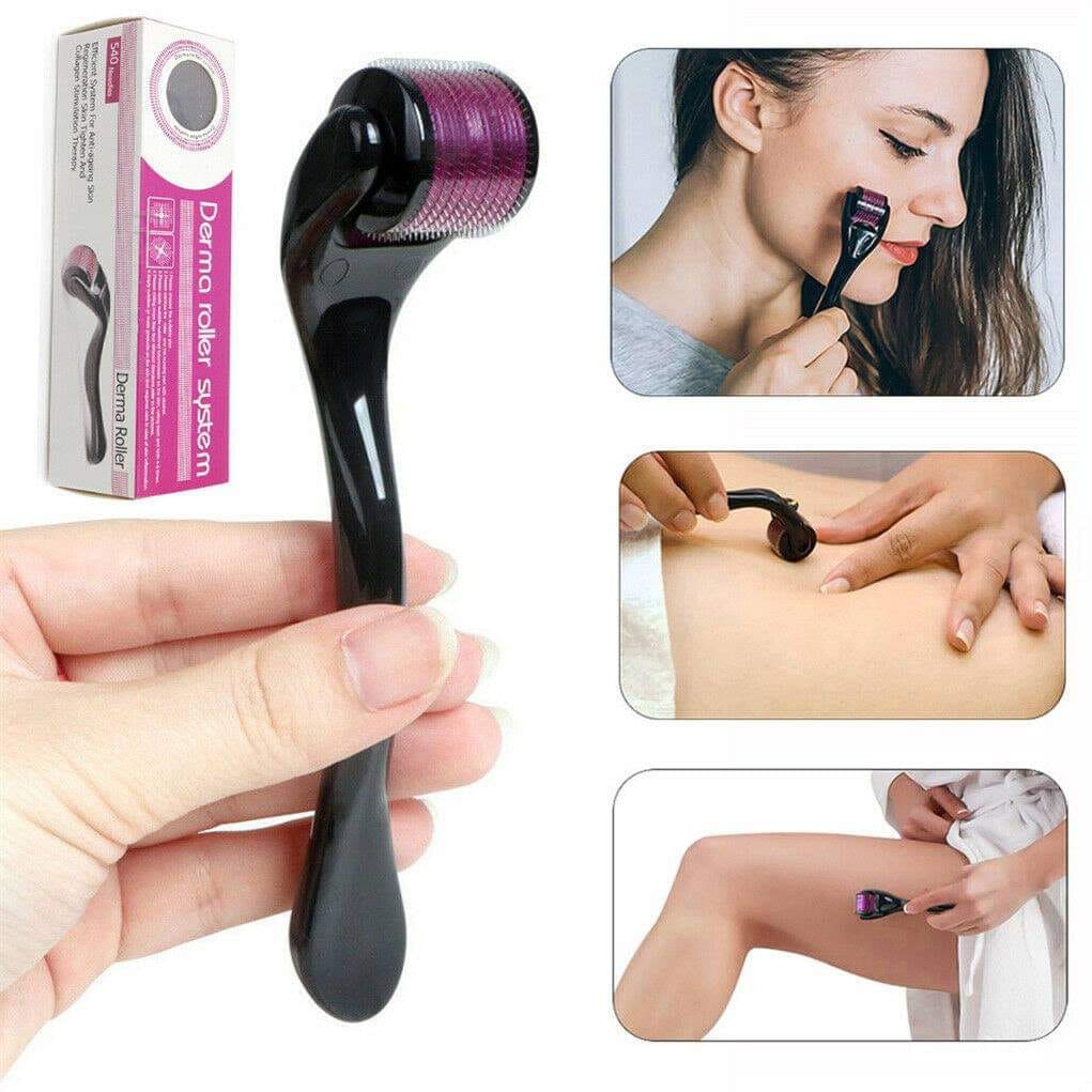 Marble Jade Roller Combo – Stone Marble Roller, Ice Roller Facial Massager & Derma Rolle